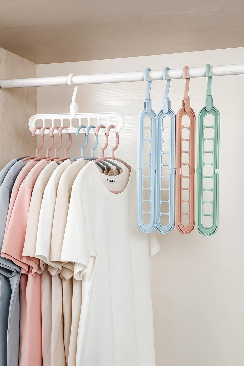 Multi Port Support Hangers Clothes Drying