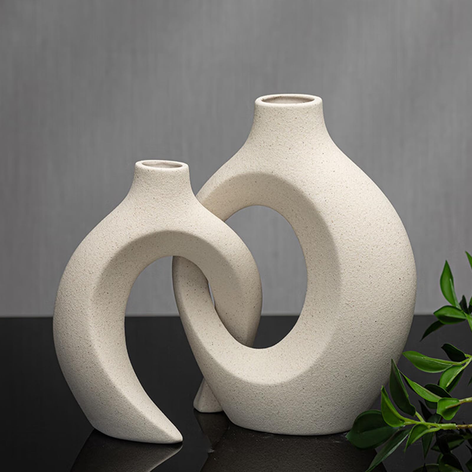 Image of Hollow Ceramic Vase Set