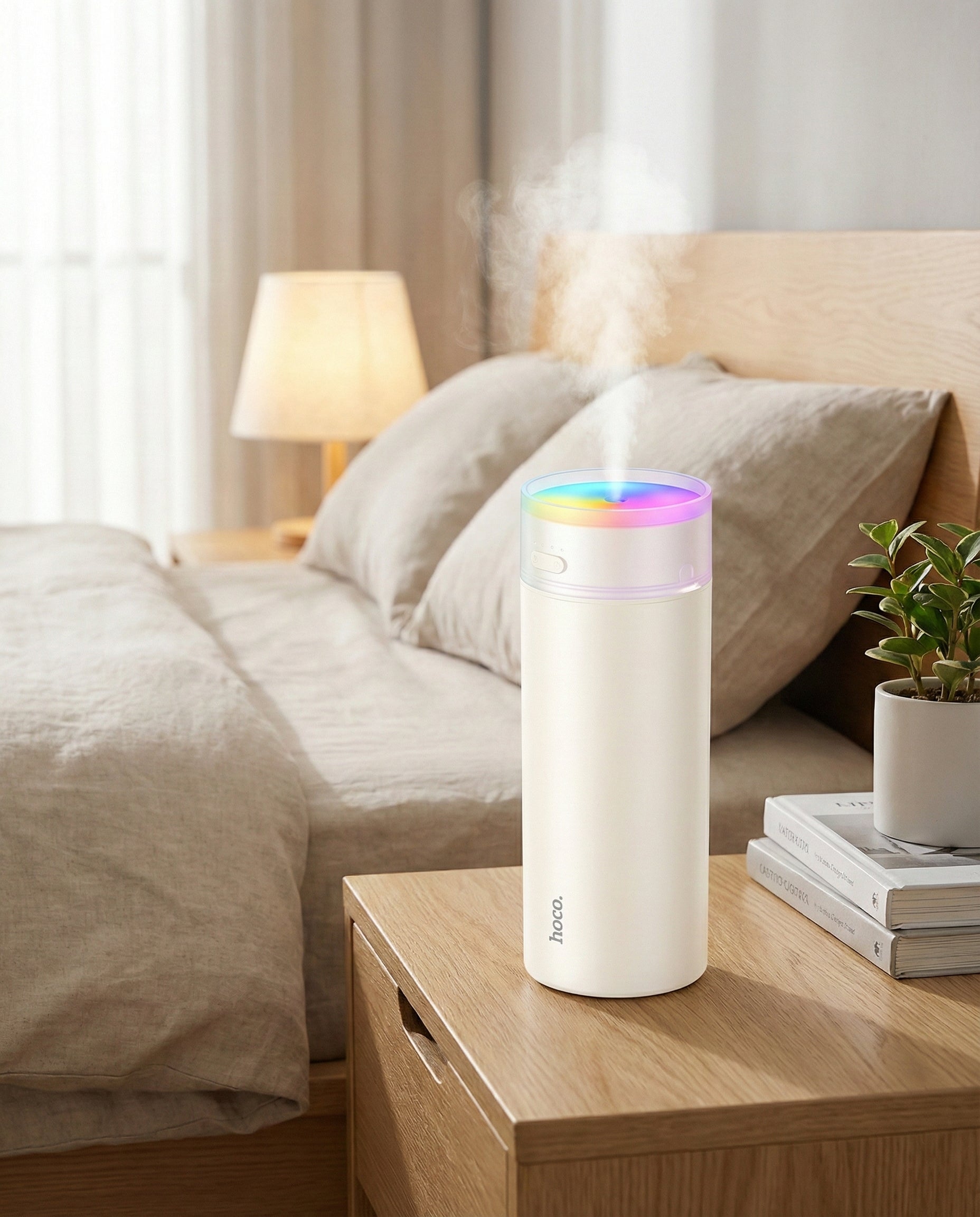 Image of Hoco HX32 2-in-1 Colorful Light Humidifier