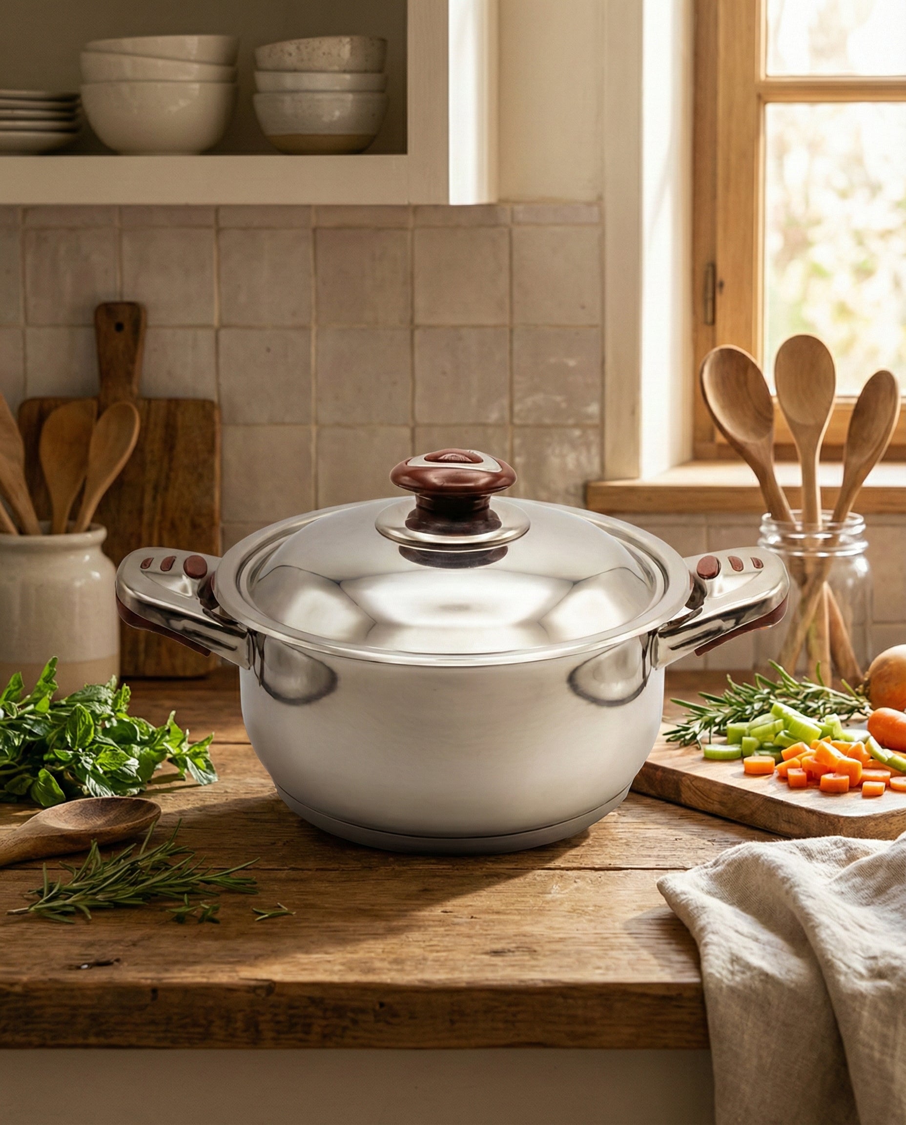 555 Stainless Steel Cooking Pot