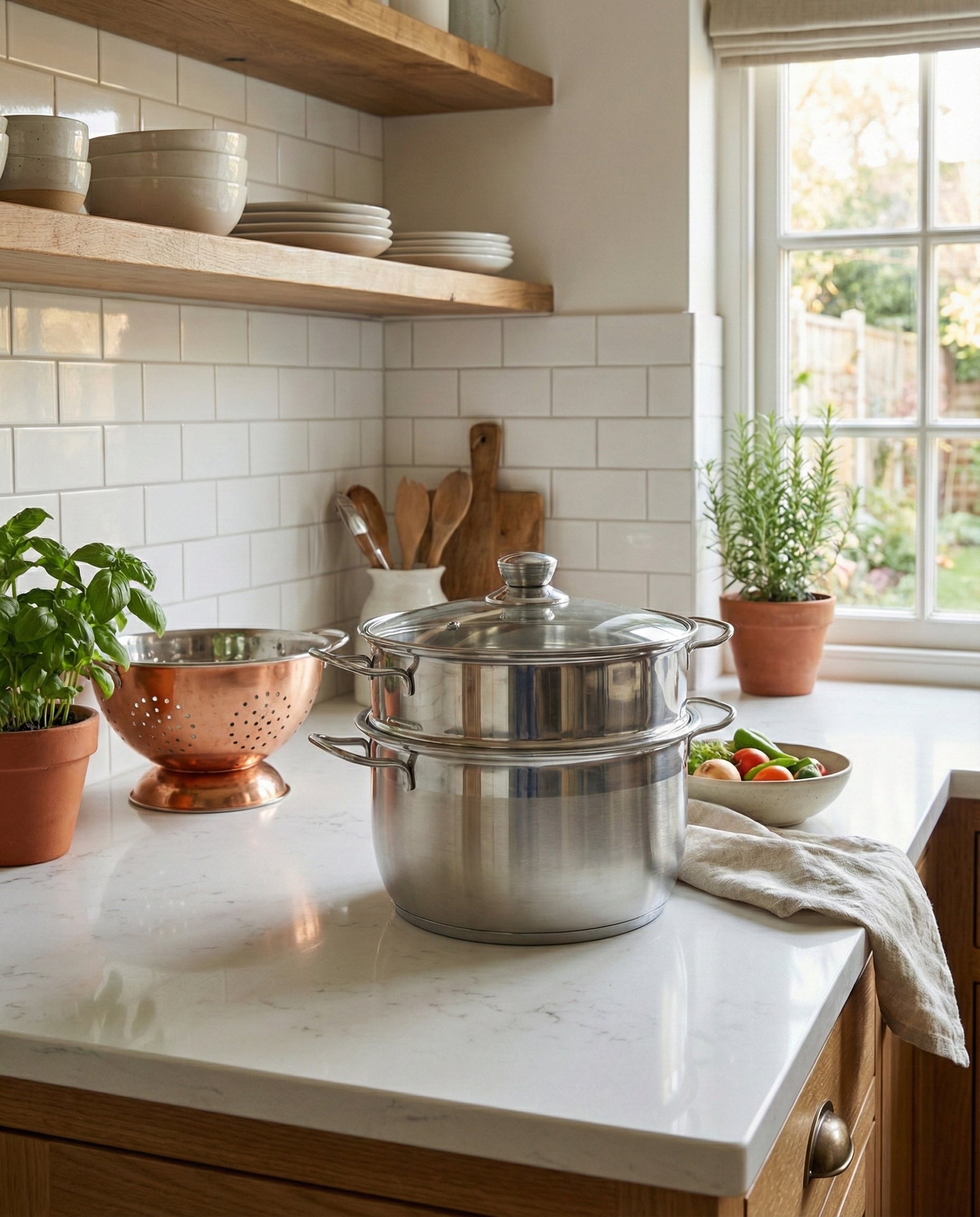 Hinox 555 Stainless Steel Steaming Pot