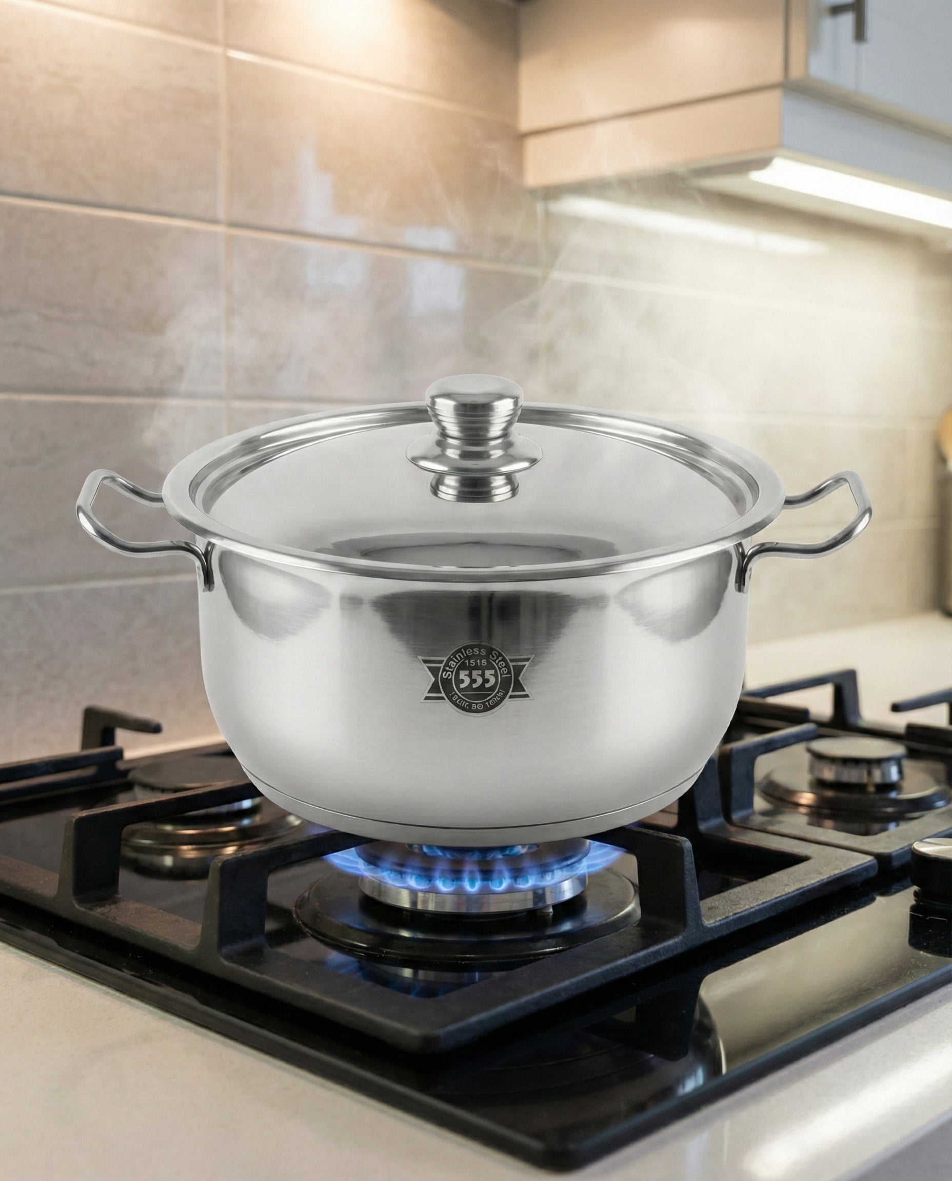 Halogen Cooking Pot 555 Stainless Steal